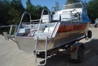 Алюминиевая лодка Wellboat 53 рубка