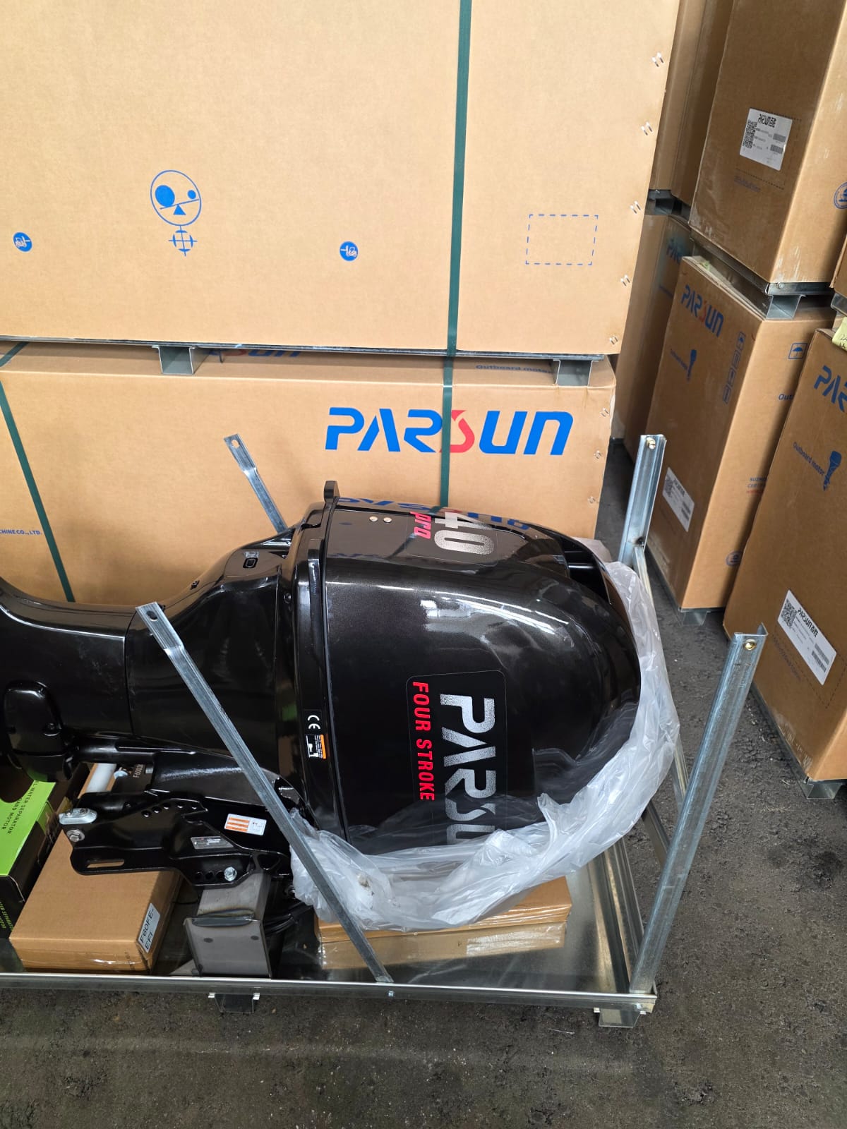 Лодочный мотор Parsun F 40 FEL-T-EFI PRO 60 л.с. четырехтактный